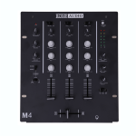 Rome Audio M4 – 3-Channel DJ Mixer with EQ & Crossfader